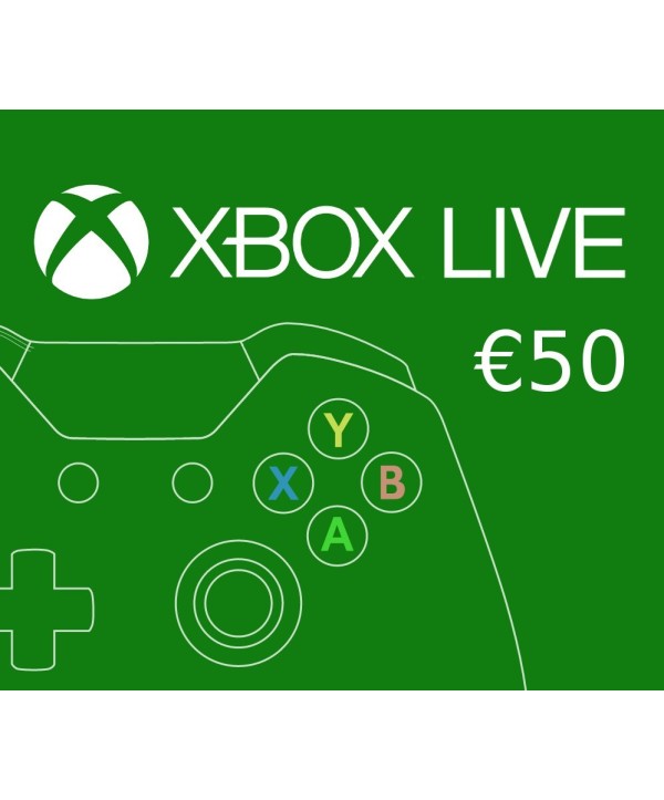 XBOX Live €50 Prepaid Card IT Xbox One Key EUROPE